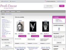 Tablet Screenshot of profidecor.pl